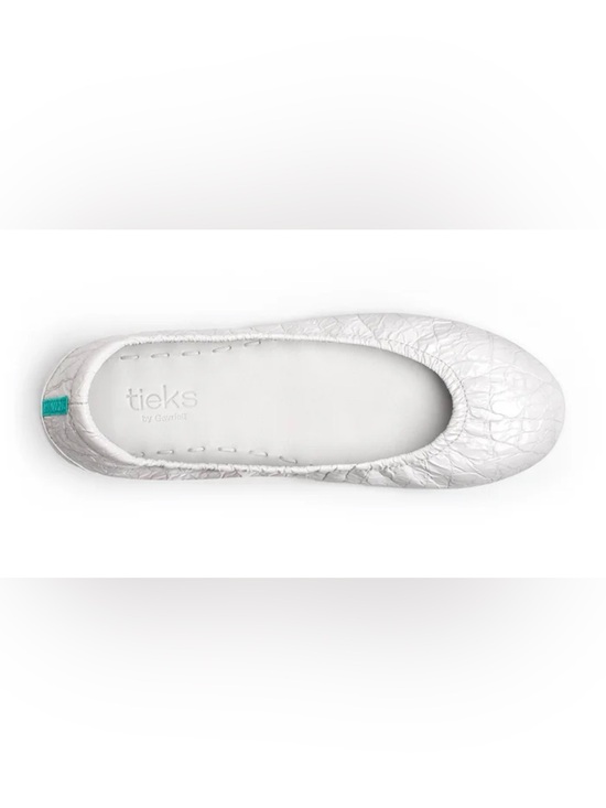 Tieks Shoes - Diamond White Croc Tieks